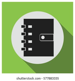 Notebook vector icon
