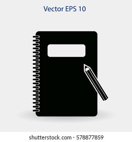 notebook vector icon