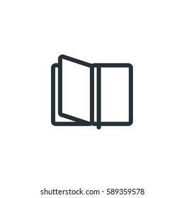Notebook vector icon