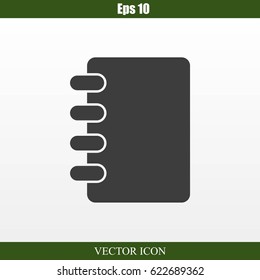 Notebook vector icon