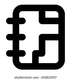 Notebook Vector Icon