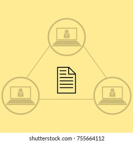 notebook vector icon