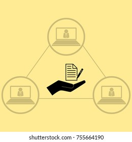 notebook vector icon