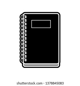 notebook vector icon. Element of Education for mobile concept and web apps icon. Glyph, flat icon for website design and development, app development