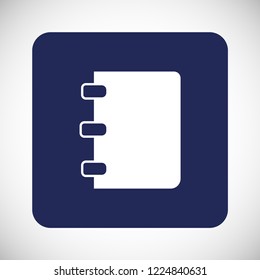 Notebook vector icon eps10