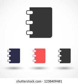 Notebook vector icon eps10