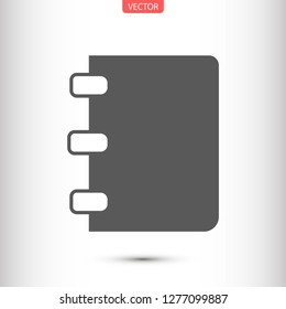 Notebook vector icon eps10