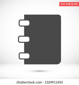 Notebook vector icon eps10