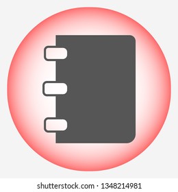 Notebook vector icon eps10
