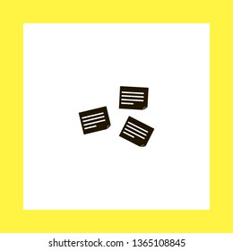 notebook vector icon. flat design