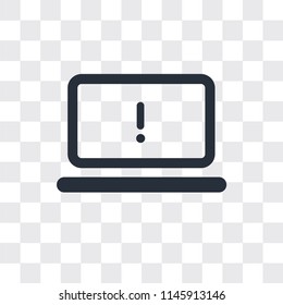 Notebook vector icon isolated on transparent background, Notebook logo concept