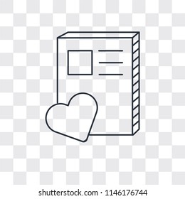 Notebook vector icon isolated on transparent background, Notebook logo concept