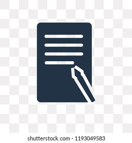 Notebook vector icon isolated on transparent background, Notebook transparency concept can be used web and mobile