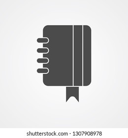 Notebook vector icon sign symbol