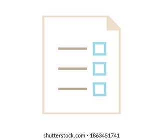 
Notebook vector illustration .  document icon . business