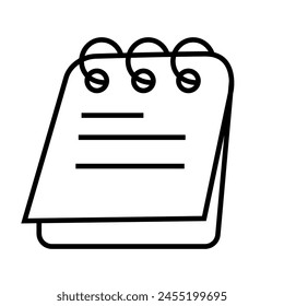 Notebook. Vektorillustration im Doodle-Stil.