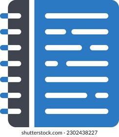notebook Vector illustration on a transparent background. Premium quality symmbols. Thin line vector icons for concept and graphic design.