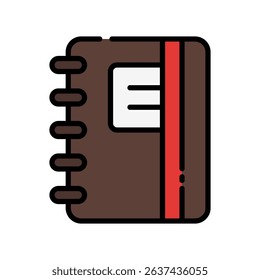 Notebook Vector for Note Taking. Task jotting illustration, organized planner design, study and work concept.