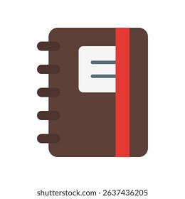 Notebook Vector for Note Taking. Task jotting illustration, organized planner design, study and work concept.