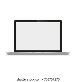 Notebook. Vector. Realistic isolated model - vector stock.