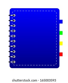 notebook weekly, background for a design, vector  illustration
