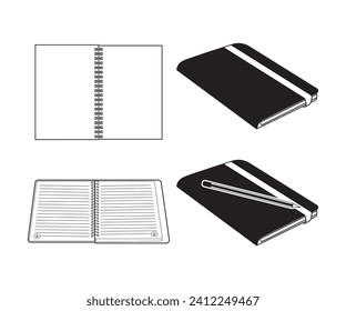 Notebook , Write Vector, Book Vector,  School Vector, Writing, Notebook Clipart