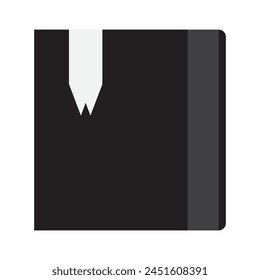 Notebook for writing in black and white 