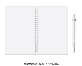 notebook for your design and logo. Mock up