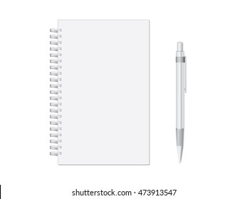 notebook for your design and logo. Mock up