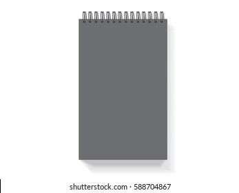 notebook for your design and logo. Mock up