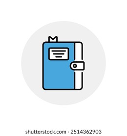 Notebooks icon vector stock illustration