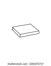 Notebooks line art vector shown on white background. illustration of book. Perfect for coloring book, textiles, icon, web, painting, children's books, t-shirt print.