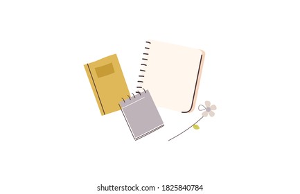 Logo für Notebooks oder Notebooks, Vektorgrafik 