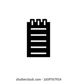 icono en blanco y negro de la nota