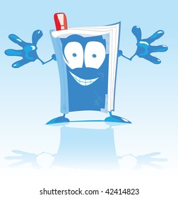 notepad, book - vector