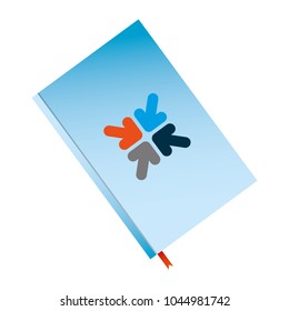 notepad diary and bookmark template branding and corporate identity