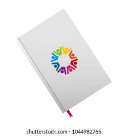 notepad diary and bookmark template branding and corporate identity
