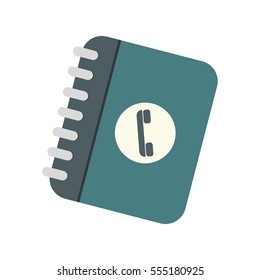 notepad directory contacts telephone vector illustration eps 10