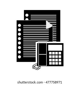 notepad and documents icon
