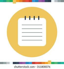 Notepad icon.