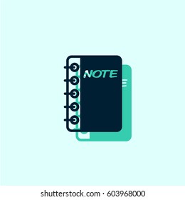 Notepad Icon Stock Vector (Royalty Free) 603968000 | Shutterstock