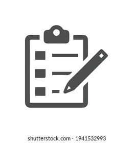 Notepad icon collection. Paper and pen symbol for your website design. Vector illustration EPS10.