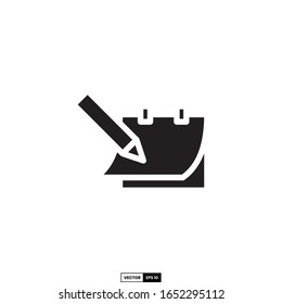 notepad icon, design inspiration vector template for interface and any purpose