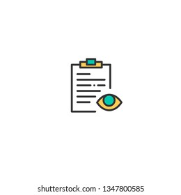 Notepad icon design. Interaction icon vector illustration
