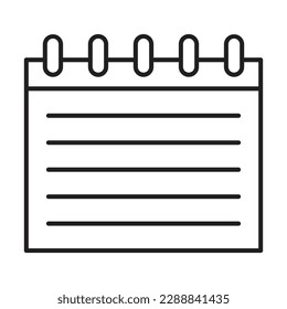 Notepad Icon Design For Personal And Commercial For Personal And Commercial Use