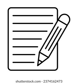 Notepad Icon Design For Personal And Commercial Use