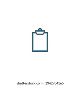 Notepad icon design. Stationery icon vector illustration