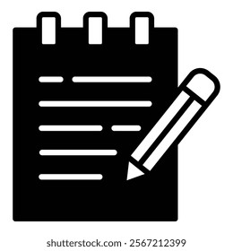 Notepad Icon Element For Design