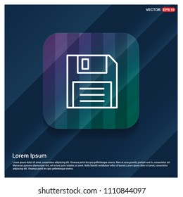 Notepad icon, flat design. - Free vector icon