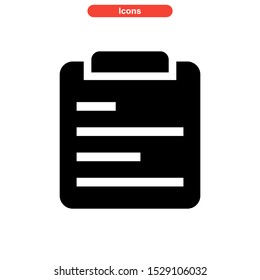 notepad icon isolated sign symbol vector illustration - high quality black style vector icons
